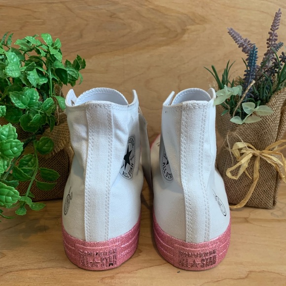 NEW Converse Miley Cyrus All Star Glitter Hi - Picture 4 of 8